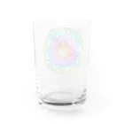 柄パゴスのねこまんだら（Rainbow） Water Glass :back