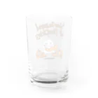 nya-mew（ニャーミュー）のかぼちゃこわい Water Glass :back