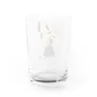 Rigelの江戸の花子供遊び 三番組ゆ組 Water Glass :back