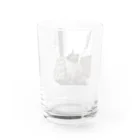 ゆるゆるやさんのかるちゃんグラス Water Glass :back