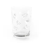 chippokeの白柴いっぱい Water Glass :back