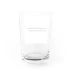 SのIf you would be loved, love and be lovable. Water Glass :back