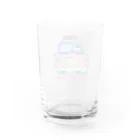 GUTARANS SHOPのタクシードライバー猫 Water Glass :back