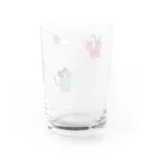 J's Mart 2ndのたまとクロの凧揚げ Water Glass :back