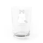 小鳥と映画館のラグドール ゴージャスな猫 Water Glass :back