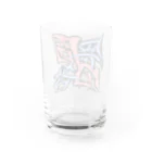 シノアの問答無用。(もんどうむよう) Water Glass :back