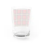 noizのタータンチェック Water Glass :back