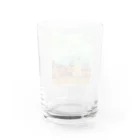 ふわりの絵画のような街（冬色） Water Glass :back