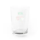 エリアシ刈り上げタイショップの招き猫 Water Glass :back