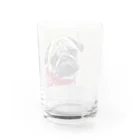 パグのお店屋さんのふくまるくんグラス Water Glass :back