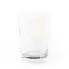 0faceの10cat_square Water Glass :back