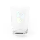 売れるなんて思ってないのみじんこなかよし Water Glass :back