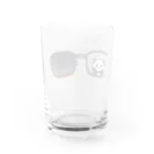 Apple Bears Collectionのメガネの景色【パンダ】 Water Glass :back