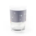 haruの空からの手紙（背景グレー） Water Glass :back