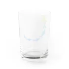 さかたようこ / サメ画家の飛び出せ助走SAME Water Glass :back