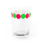 yageokaのレトロドット（小） Water Glass :back