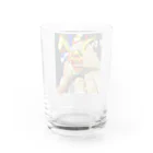 まっさん@カンボジアでサイクリングのカンボジアビール文字 Water Glass :back