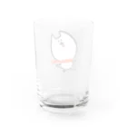 けちゃっぷごはんのお店のマフラーねこ Water Glass :back