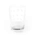 Makiko.ほのぼの.Yanoのとらまめ Water Glass :back