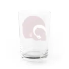 こみひかるこのスヤスヤシリーズ_くまさん Water Glass :back