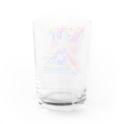 さきちゃんのおみせのCOVID-19禍でもへらへら Water Glass :back