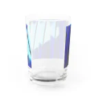 はるさんのブッポウソウの羽 Water Glass :back