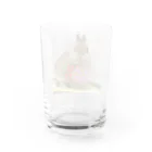 うさぎ３姉妹のきな子の戒めグラス Water Glass :back