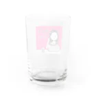 働く女子のミカタの働く女子のミカタ（ポジキャリピンク）ステッカー Water Glass :back