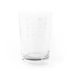 すずねさんへのちょっとヘンテコ Water Glass :back