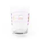 SUZURI×ヤマーフのもぐもぐYAMMEH Water Glass :back