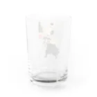 Rigelの江戸の花子供遊び 八番組わ組 Water Glass :back