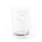 猫と釣り人のチュウカマン(ドット絵) Water Glass :back