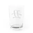 【書家】祇舟〜gishu〜の筆文字の【筆文字】丑〜祇舟 gishu〜 Water Glass :back