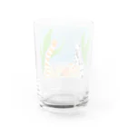 Lily bird（リリーバード）のニシキ・チンアナゴの中に迷いこんだ忍者スリスリくん Water Glass :back