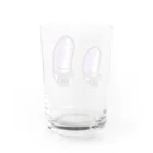 ねこ探知機のお目目が死んでる Water Glass :back