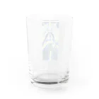 琉璃色クリエイトの蒼の天使（祈り） Water Glass :back