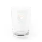 猫と釣り人のテンプラウドン(ドット絵) Water Glass :back