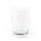 猫と釣り人のウニイクラドン(ドット絵) Water Glass :back