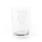 猫と釣り人のソボロドン(ドット絵) Water Glass :back