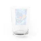 青猫の森の星の魔法使いグラス Water Glass :back