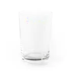 装置メガネショップの装置メガネ☆パピプペポ（音譜）　Ｔシャツ Water Glass :back