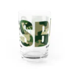 BEACSのBEACS　ロゴ1（パグ） Water Glass :back