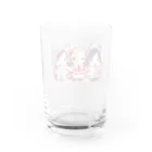 あみぐるどーるグッズSHOPのプチあみぐるどーる　3人並んで！ Water Glass :back