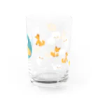 すずきいときちのさらまんだーとキツネ Water Glass :back