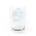 抽象画家ShizukiKagawaのそよかぜといろ Water Glass :back