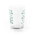 gugumorimoriのまつげブロッコリー2 Water Glass :back