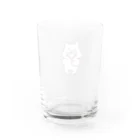 はるきちのLITTLE WHITE BEARS(もぐもぐ） Water Glass :back