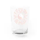 中華呪術堂（チャイナマジックホール）の太極八卦(赤)mini Water Glass :back