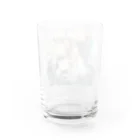 霞空への木漏れ日 Water Glass :back