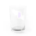 ウキグサ書店・雑貨部のカラフル　ネイル　紫の空間 Water Glass :back